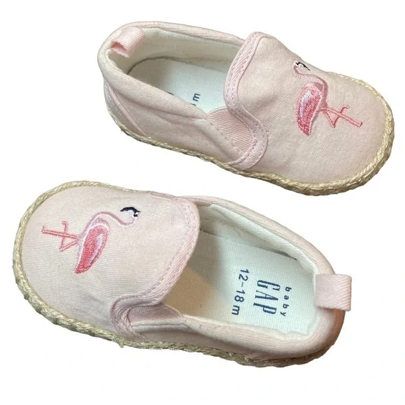 Baby Gap 12-18 months Flamingo Baby Shoes - Picture 2 of 4